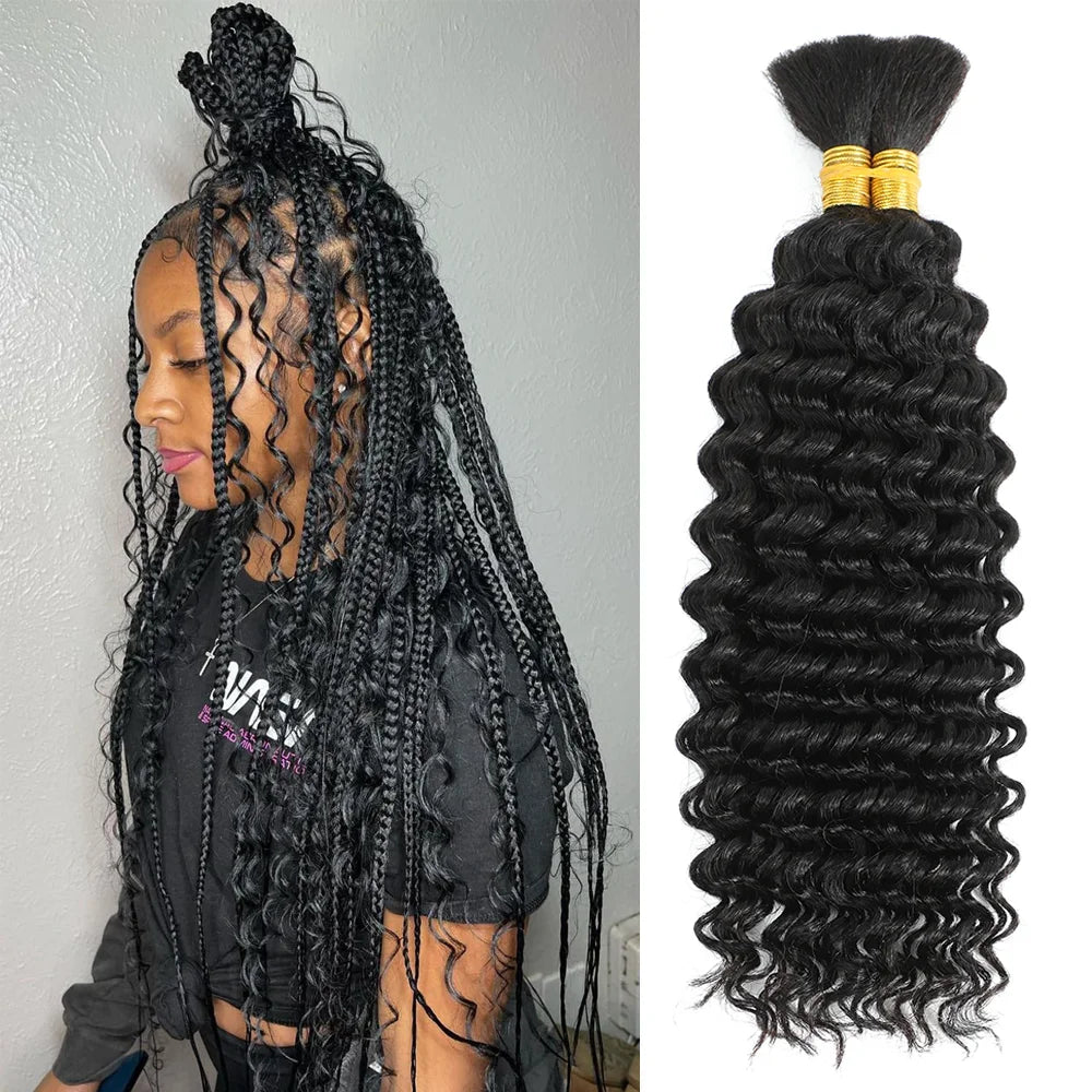 Human Braiding Hair 1 Bundle 20 Inch Human Hair Bundles