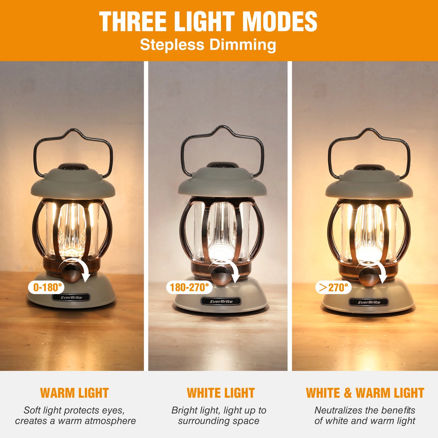 EverBrite Camping Lantern Rechargeable