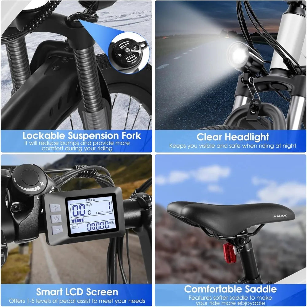 Electric Bike for Adults,26''