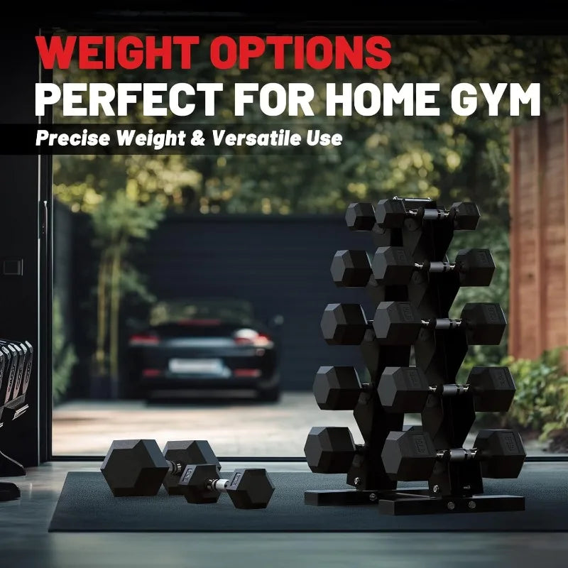 Dumbbell Set, Weights Dumbbells Set With Rack Free Weights Dumbbells Set Home Weight Set