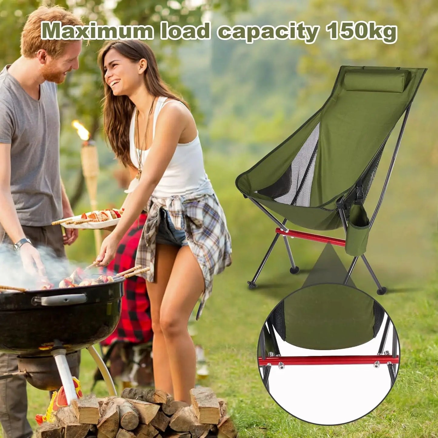 Outdoor Camping Ultralight Folding Chair Travel Chair