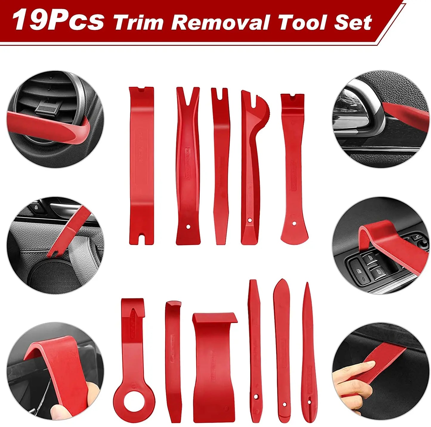 Garage Tools Car Interior Removal Kit Plastic Trim Puller