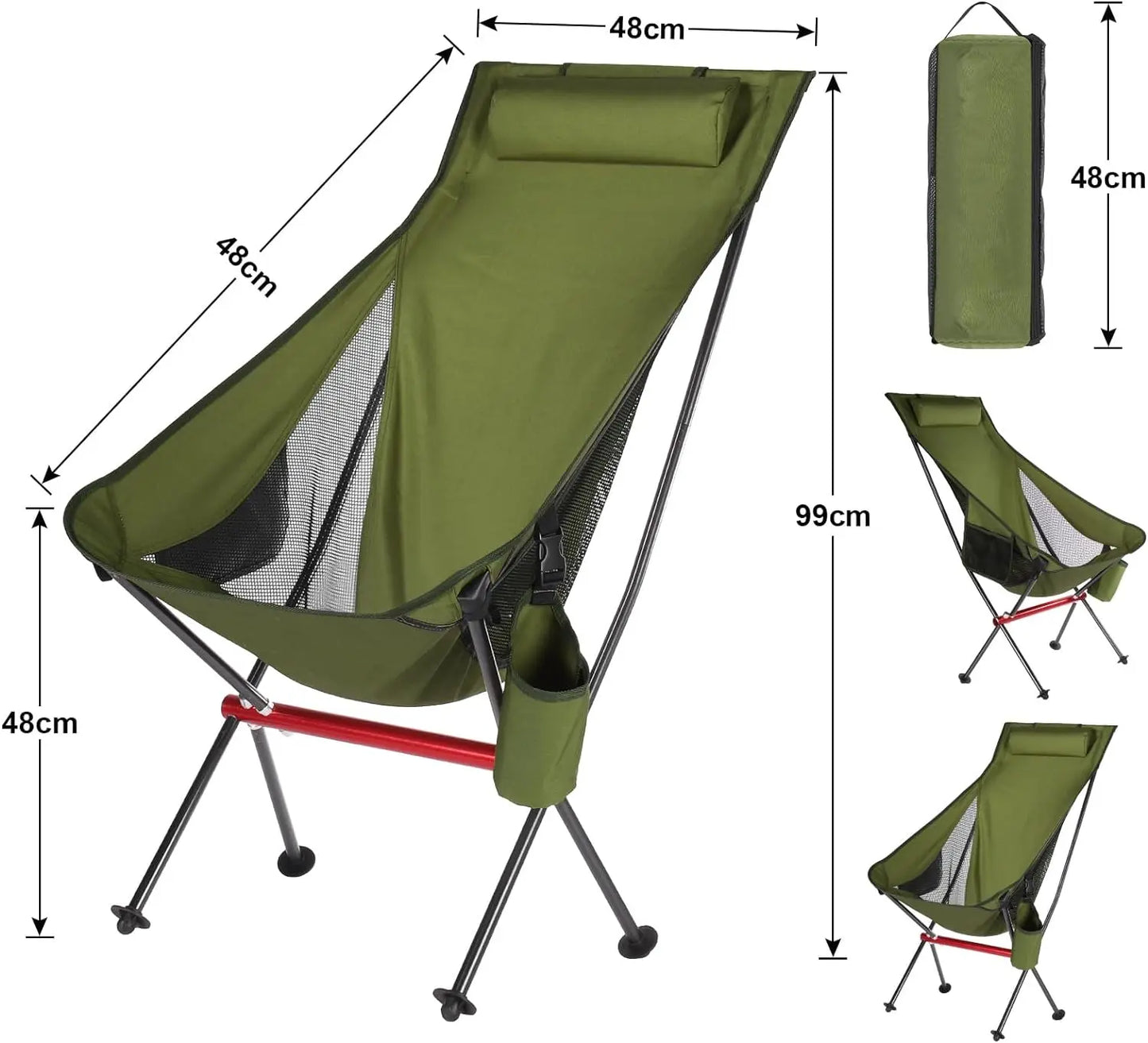Outdoor Camping Ultralight Folding Chair Travel Chair