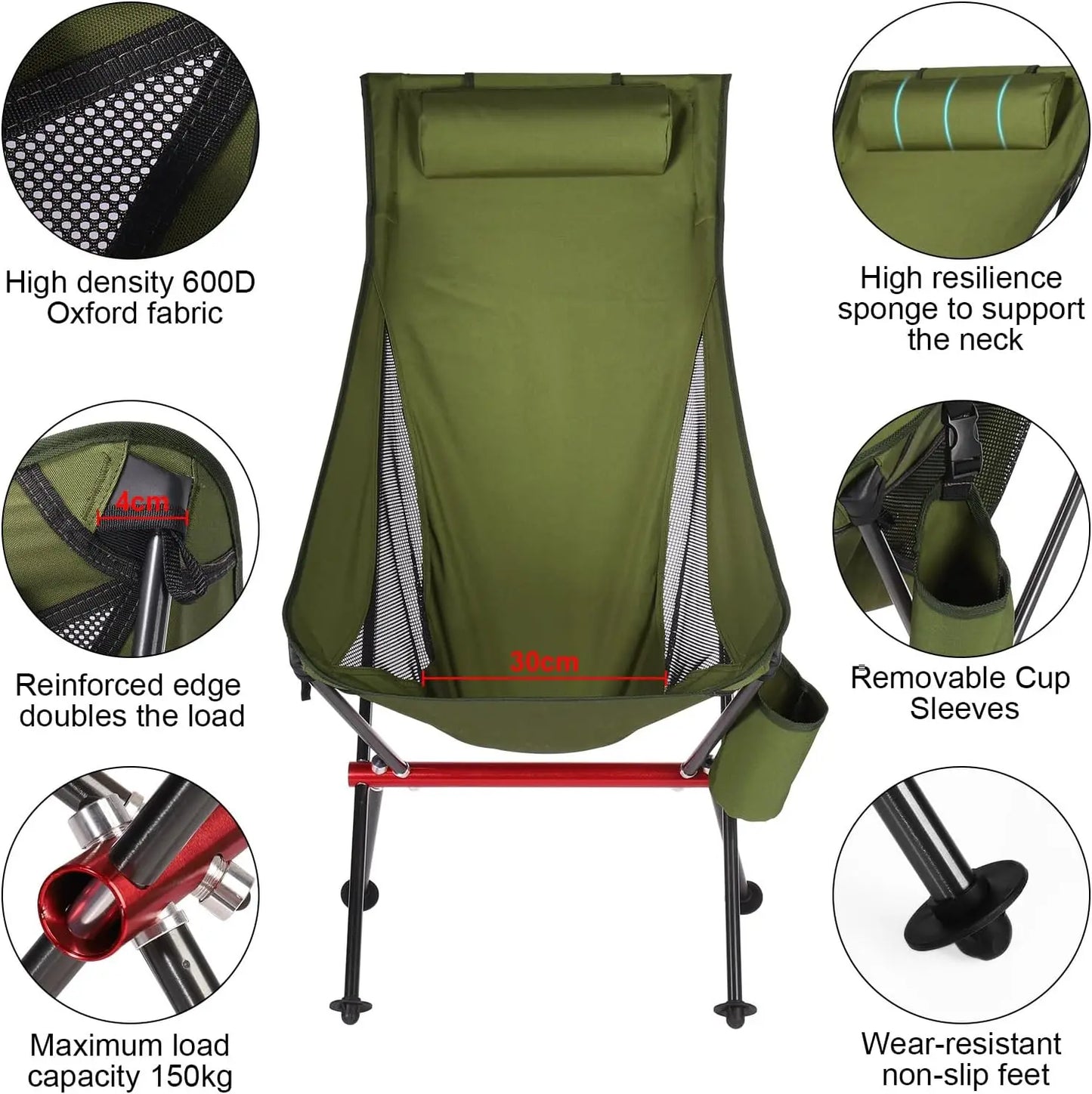 Outdoor Camping Ultralight Folding Chair Travel Chair
