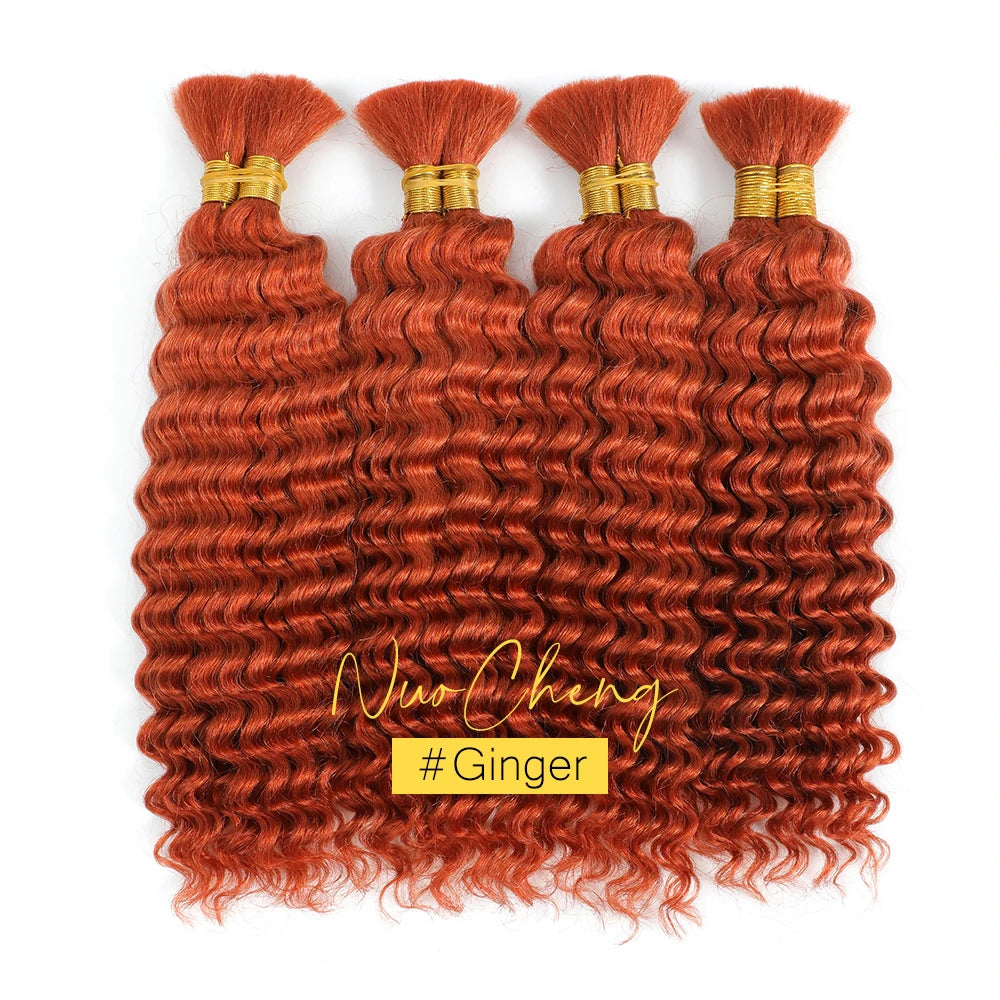 Bulk Human Hair Deep Wave For Braiding Deep Curl