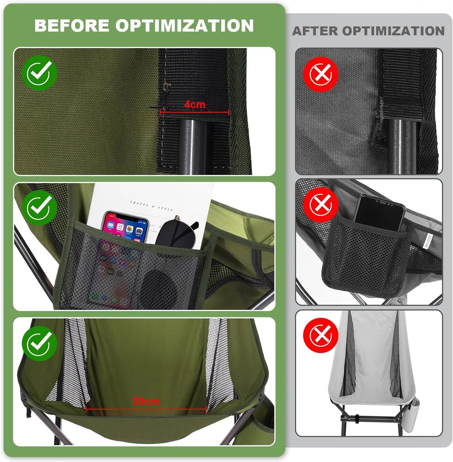 Outdoor Camping Ultralight Folding Chair Travel Chair